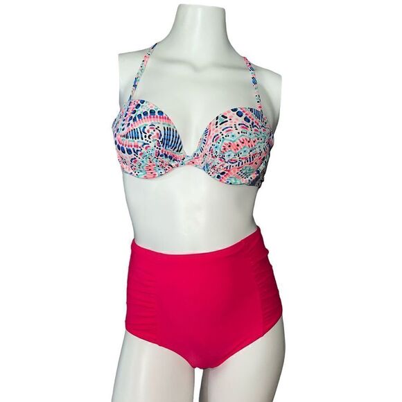 Aerie two-piece bikini 34B & small bottoms - Picture 1 of 12